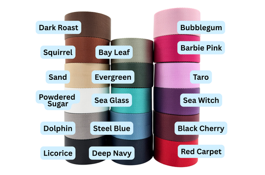 1.5 Inch - Classic Herringbone Webbing Collection