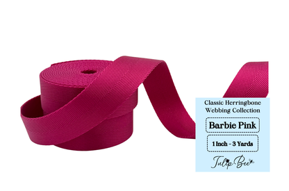 1.0 Inch - Classic Herringbone Webbing Collection
