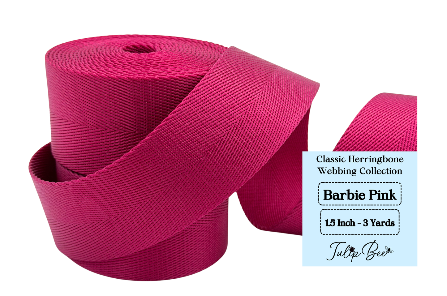 1.5 Inch - Classic Herringbone Webbing Collection
