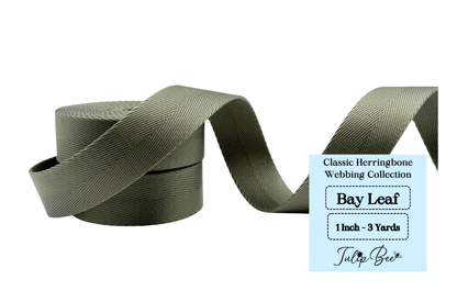 1.0 Inch - Classic Herringbone Webbing Collection