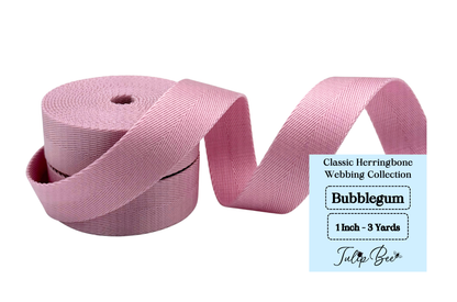 1.0 Inch - Classic Herringbone Webbing Collection
