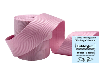 1.5 Inch - Classic Herringbone Webbing Collection