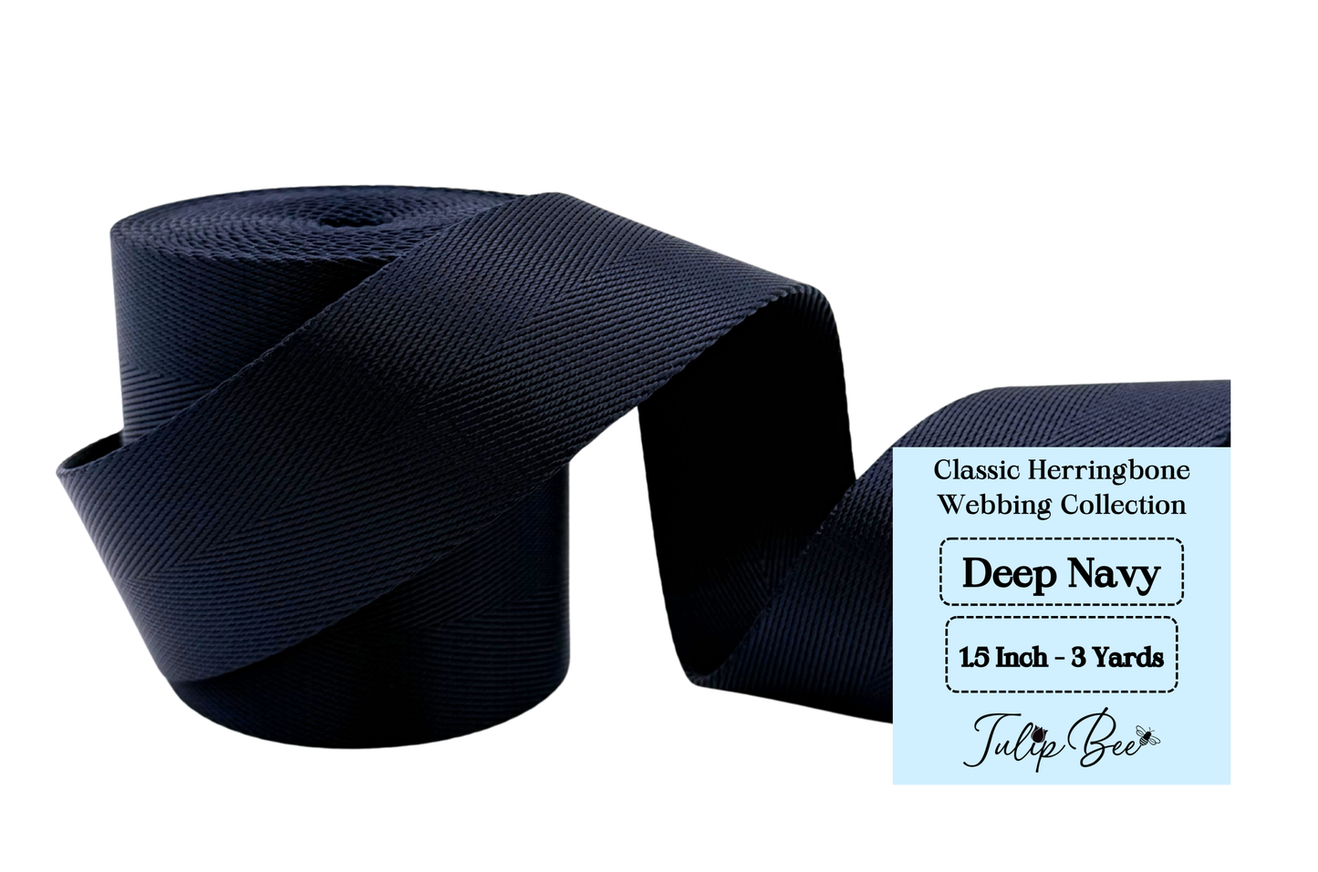 1.5 Inch - Classic Herringbone Webbing Collection