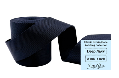 1.5 Inch - Classic Herringbone Webbing Collection