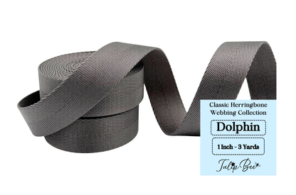 1.0 Inch - Classic Herringbone Webbing Collection