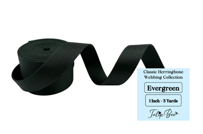 1.0 Inch - Classic Herringbone Webbing Collection