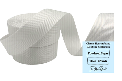 1.0 Inch - Classic Herringbone Webbing Collection