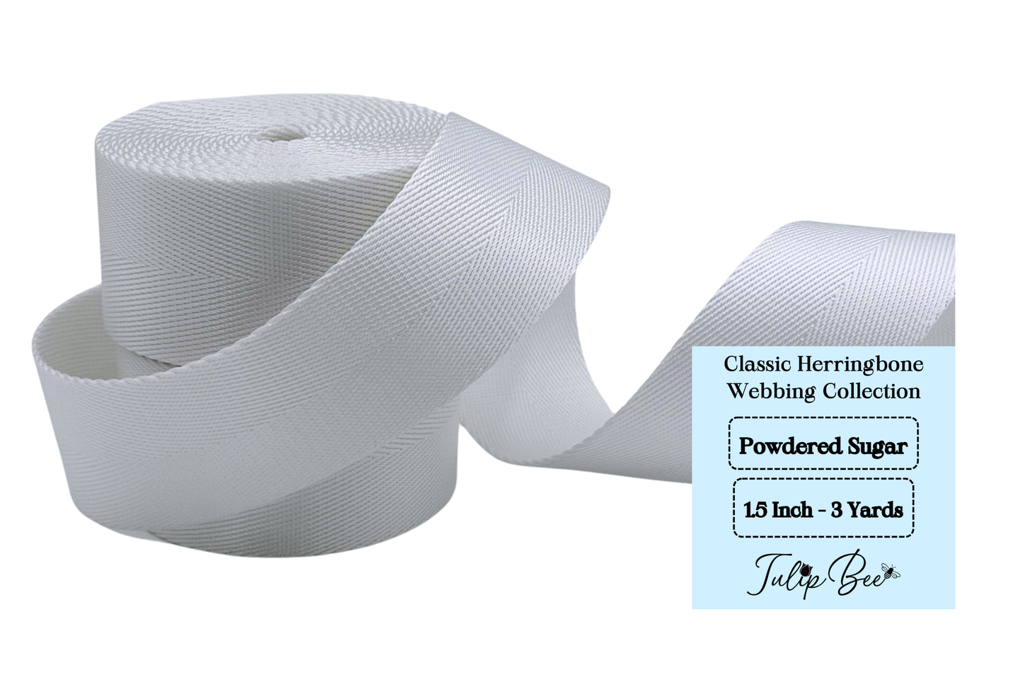 1.5 Inch - Classic Herringbone Webbing Collection