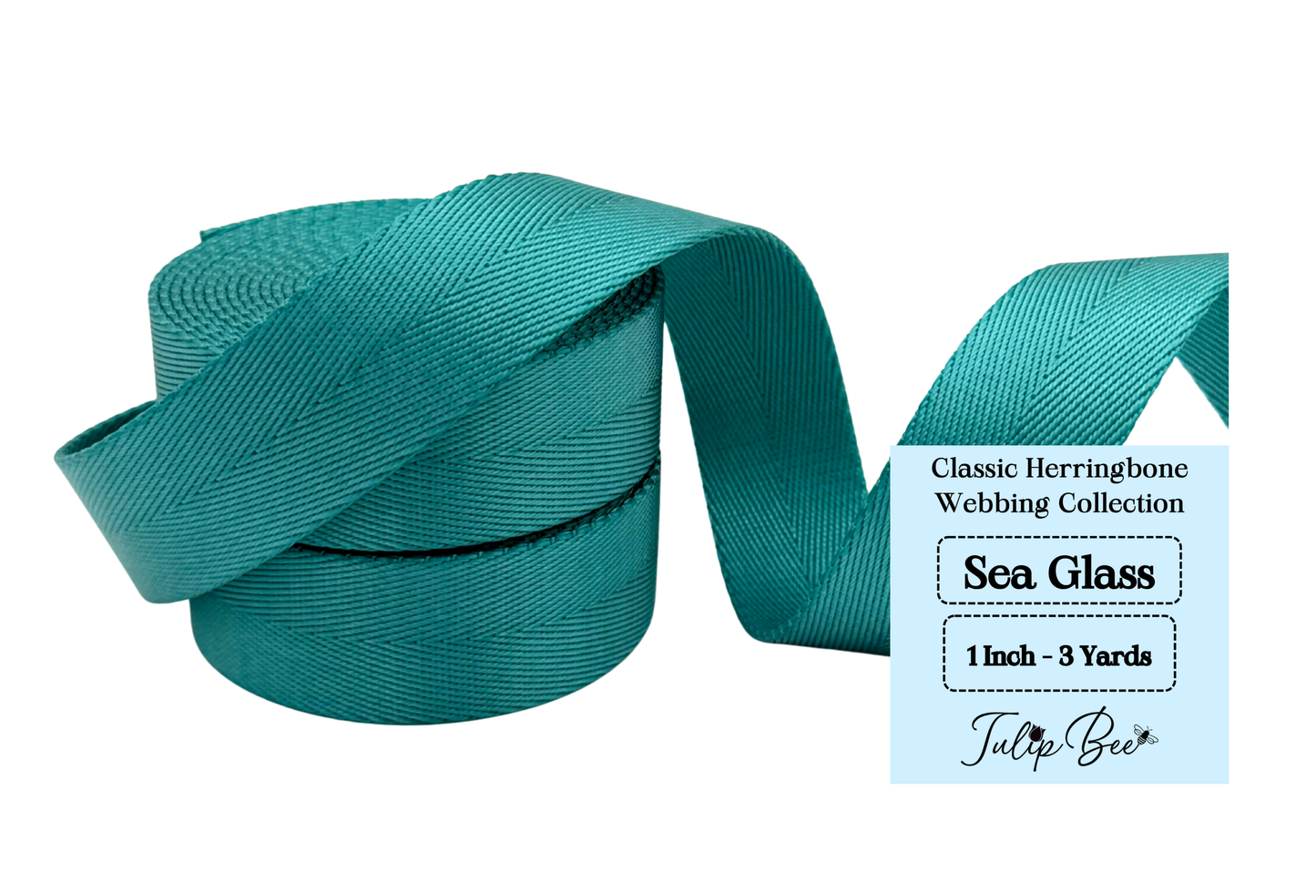 1.0 Inch - Classic Herringbone Webbing Collection
