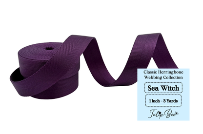 1.0 Inch - Classic Herringbone Webbing Collection