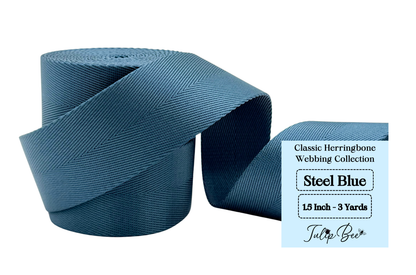 1.5 Inch - Classic Herringbone Webbing Collection