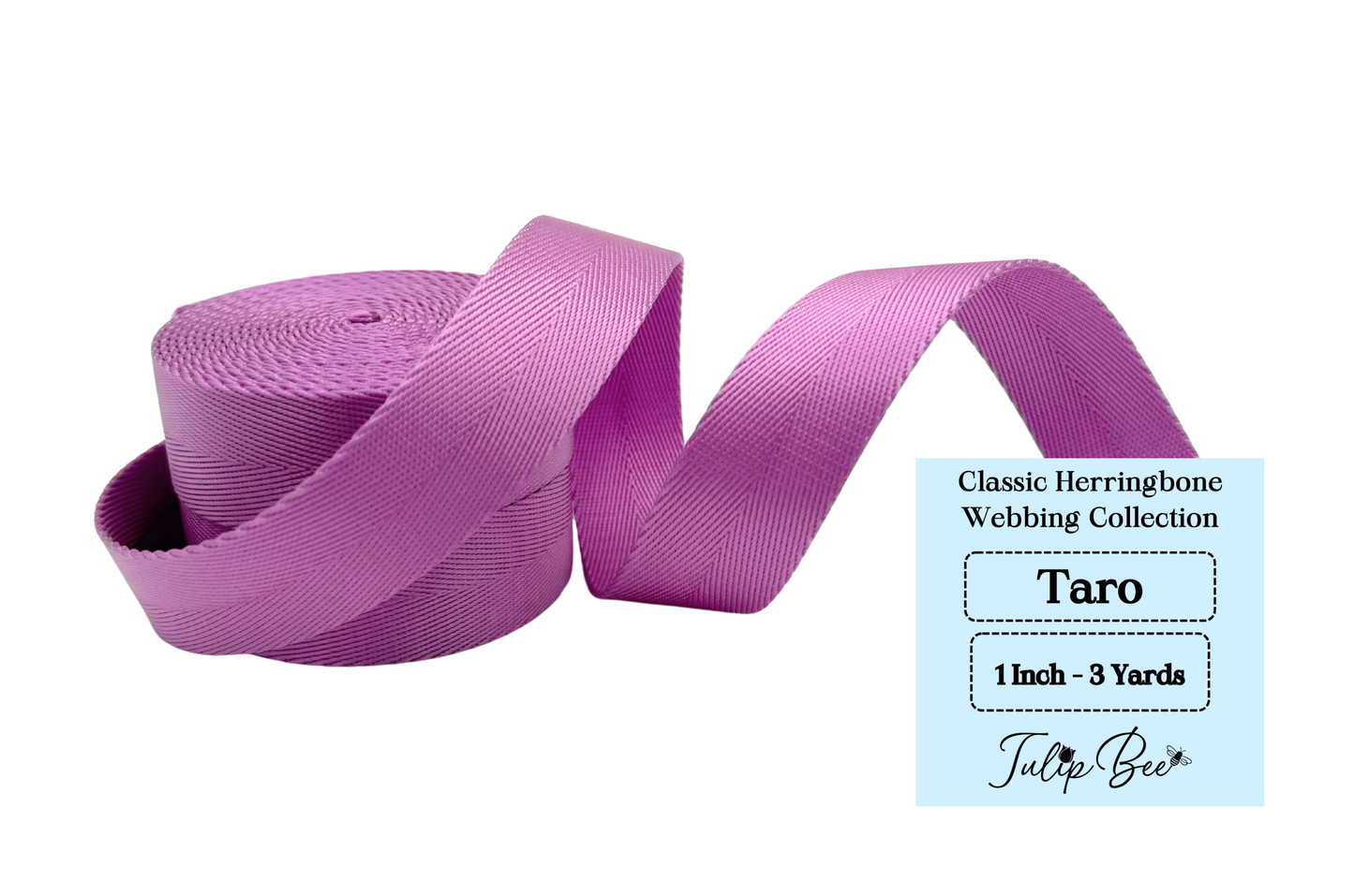 1.0 Inch - Classic Herringbone Webbing Collection